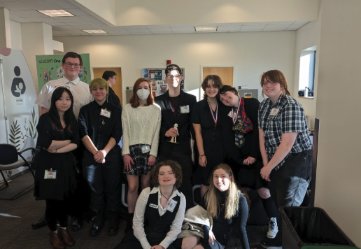 group of students posing for a picture