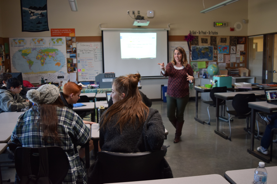 Interactive classroom learning session
