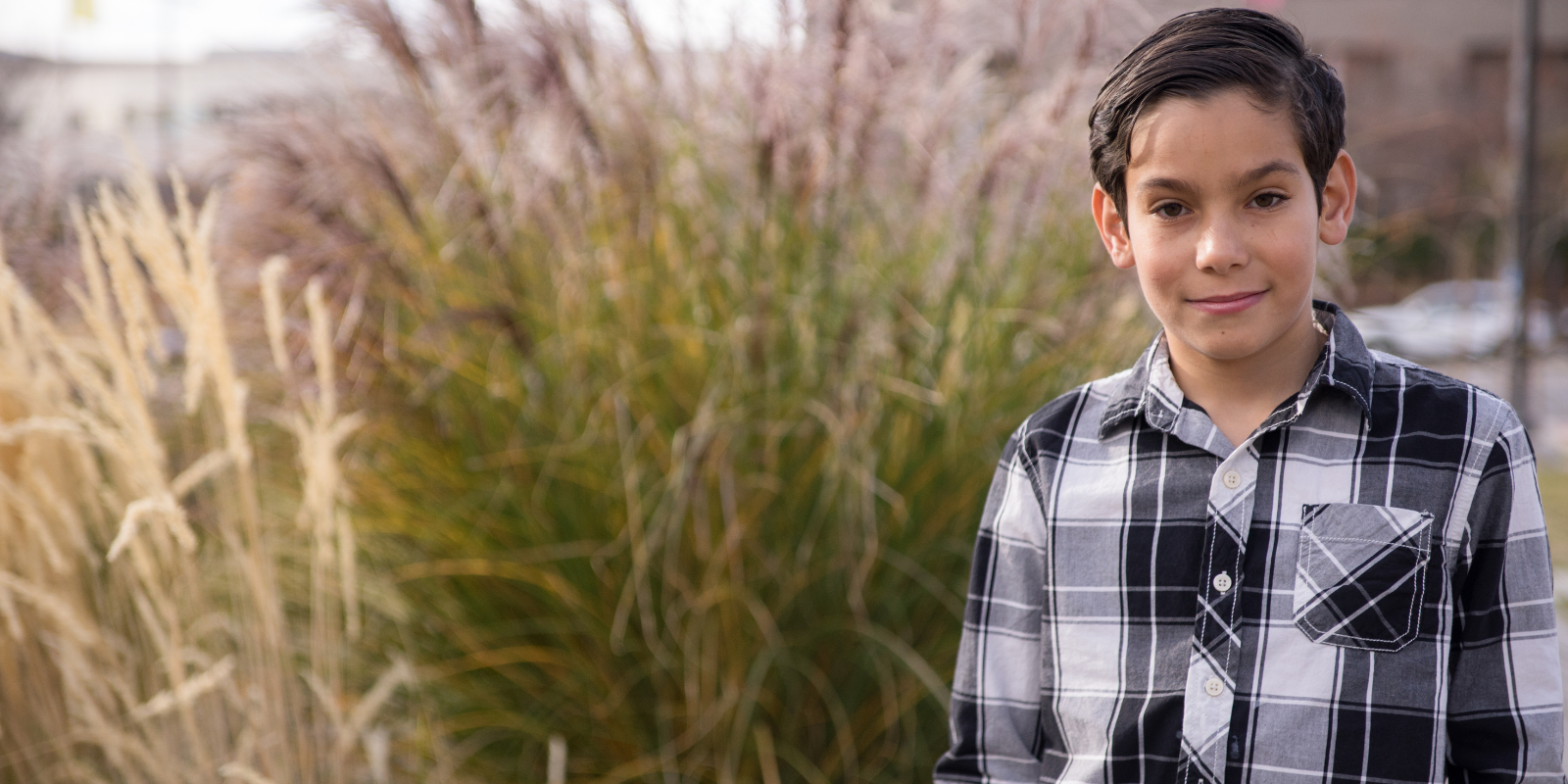 boy in grass