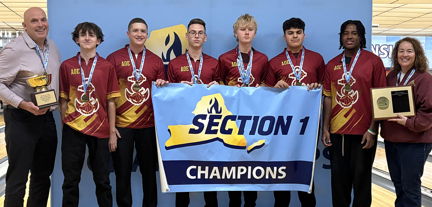 Arlington Boys Bowling Team are Section 1 Champions