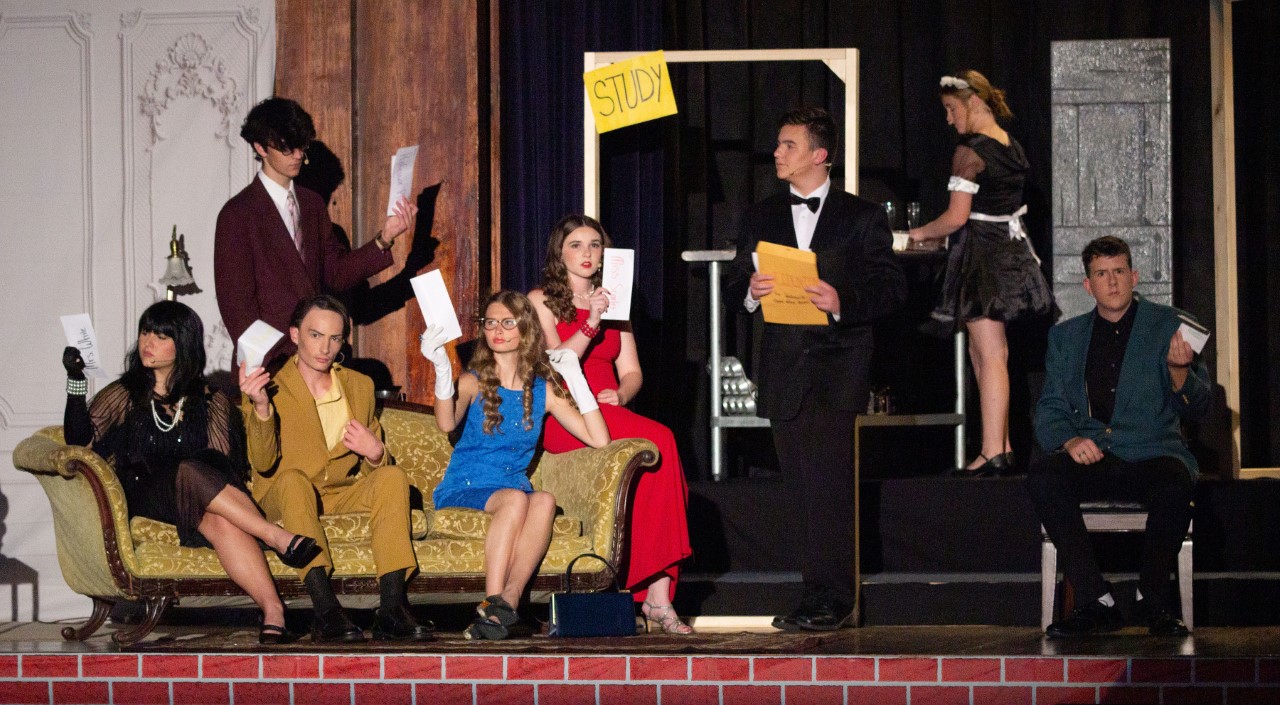 students from the drama club