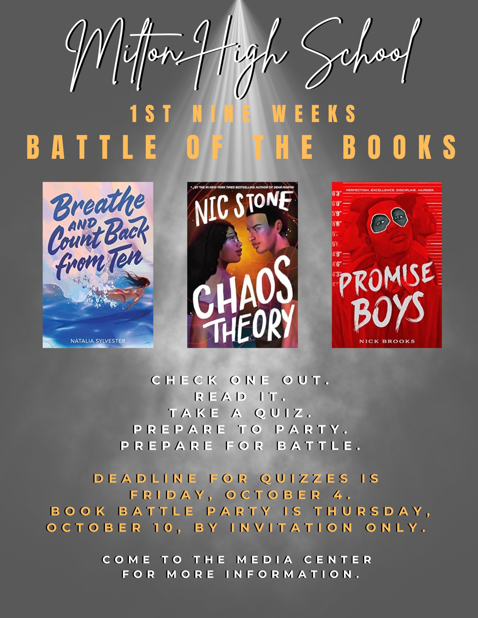 milton high school battle book