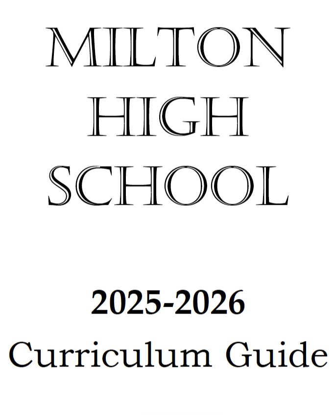 milton high school curriculum guide
