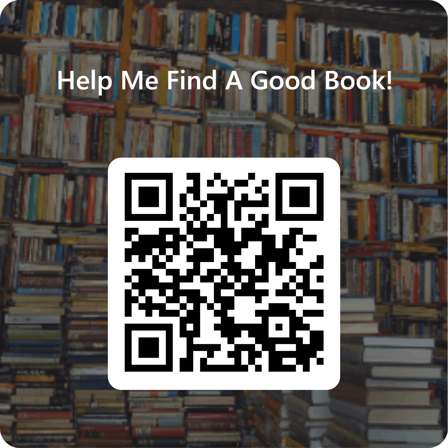 Help Me Find a Good Book