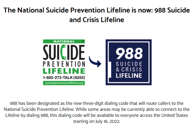 National Suicide Prevention information