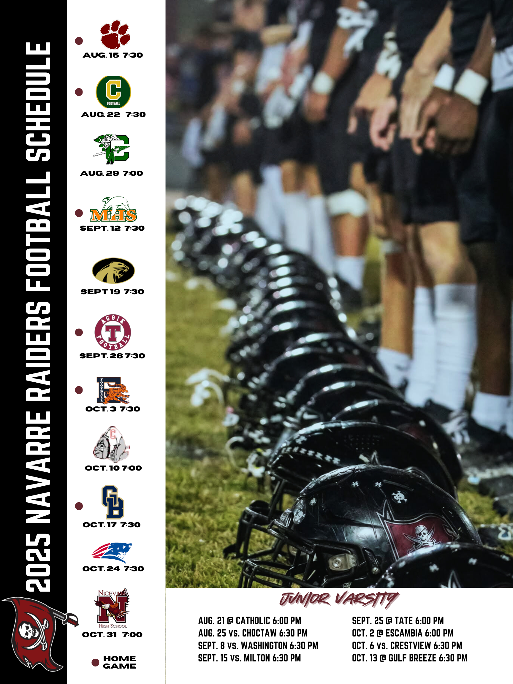 2025 Football Schedule