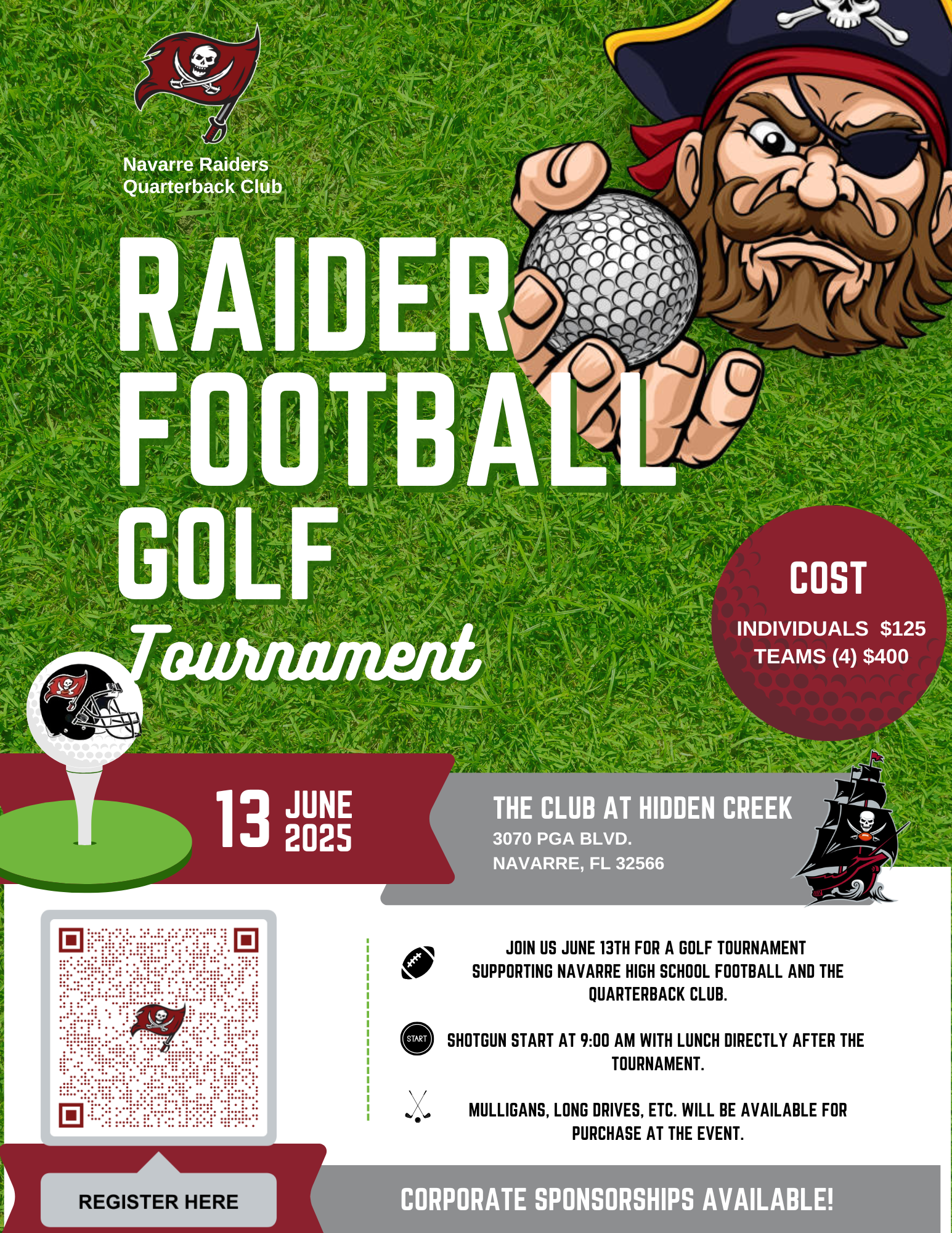 Raider Football Golf