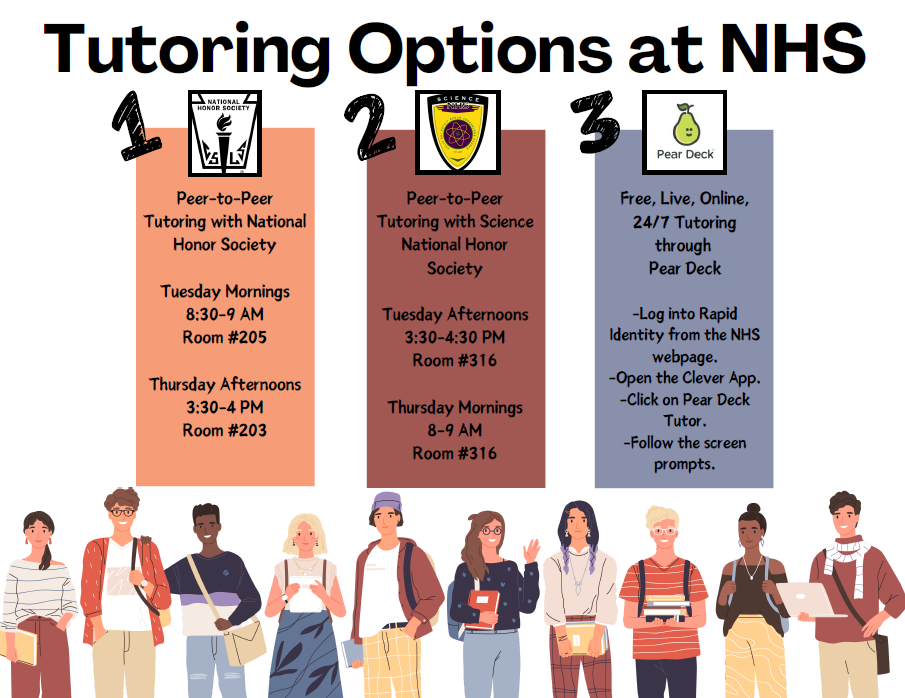 Tutoring options at NHS