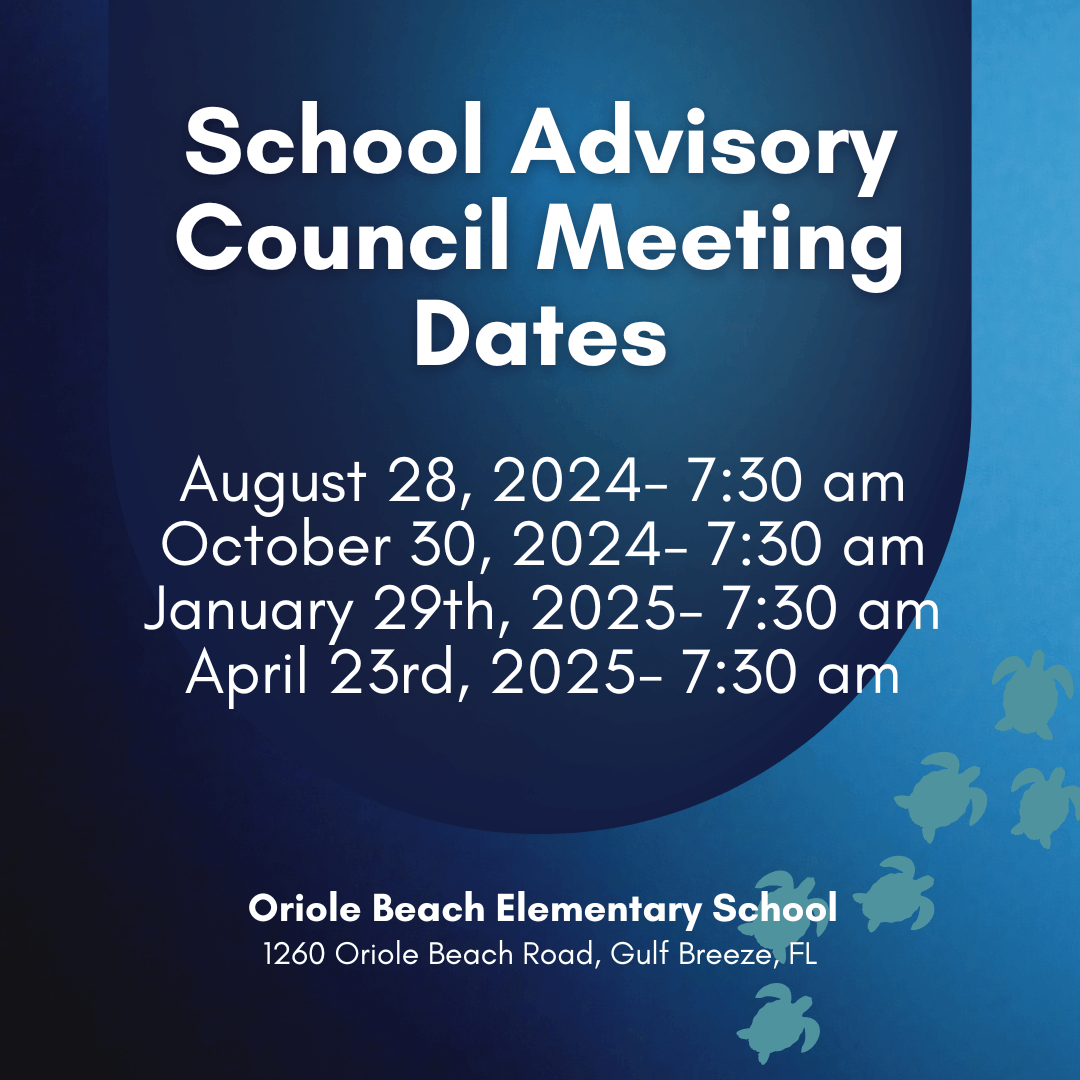 School advisory Council meeting dates