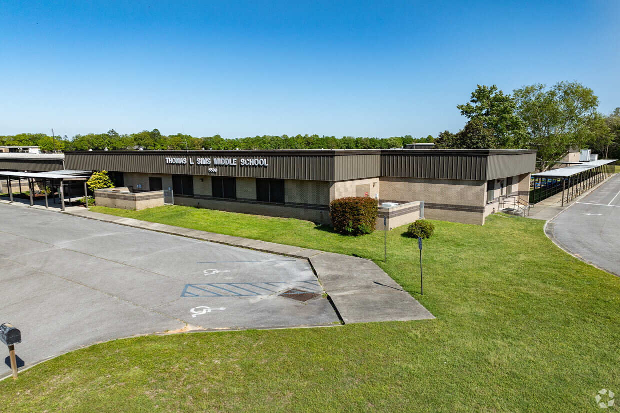 Thomas L Sims middle school building