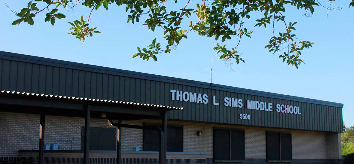 Thomas L Sims Middle School building