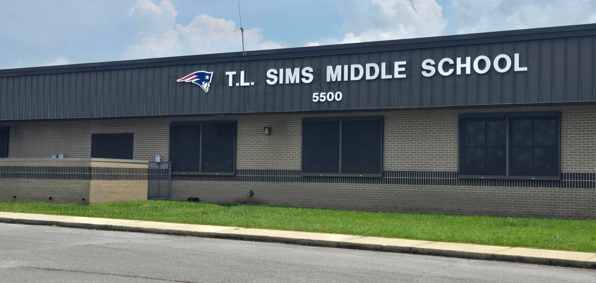 Thomas L Sims middle school building