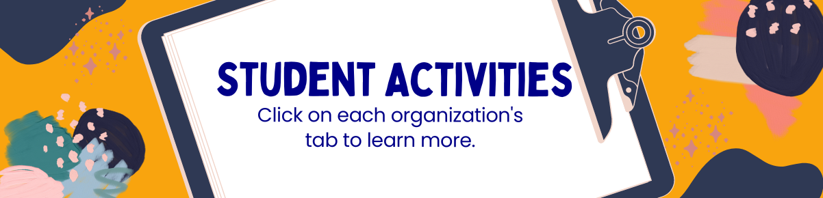 student activities banner