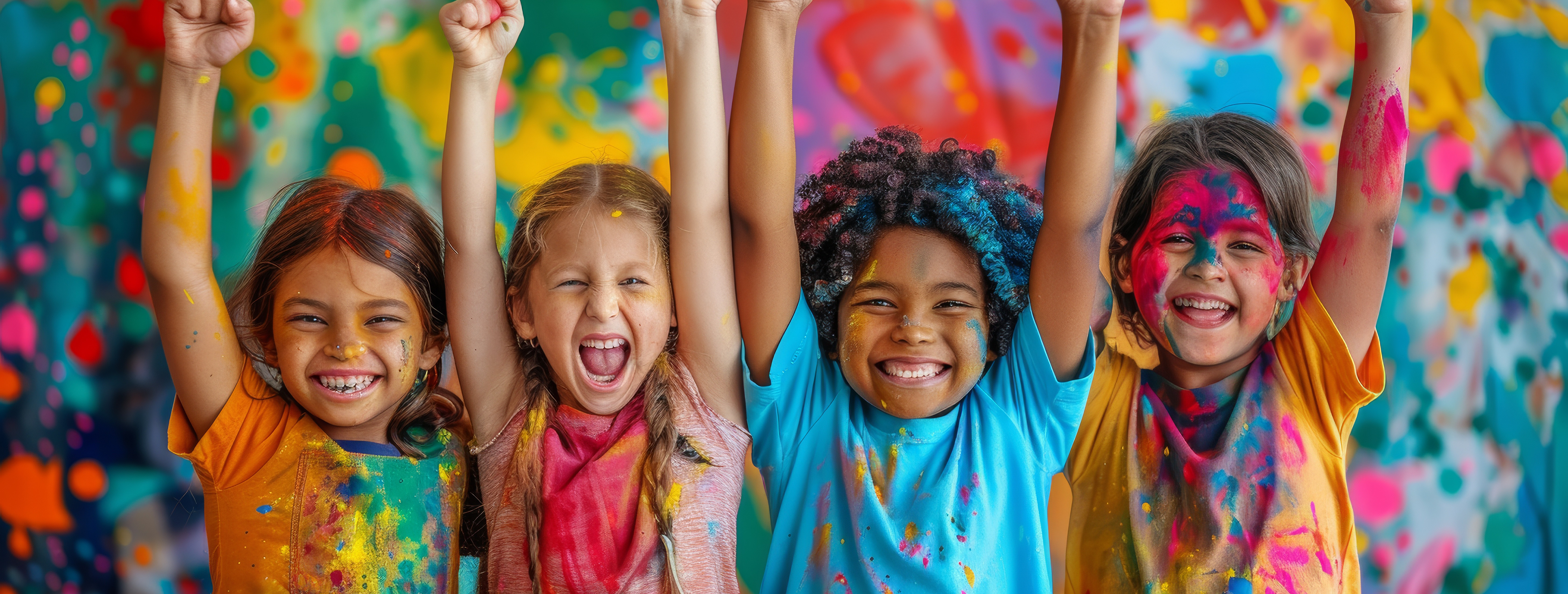 The Wallace Lake K-8 School Cheering Students