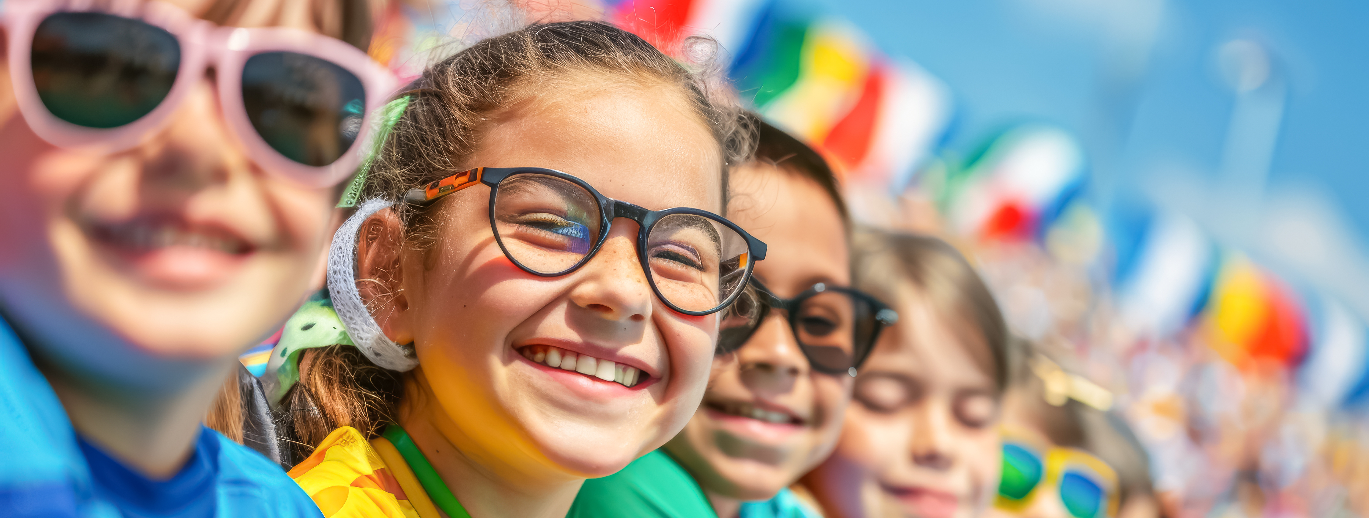The Wallace Lake K-8 School Students Standing Outside