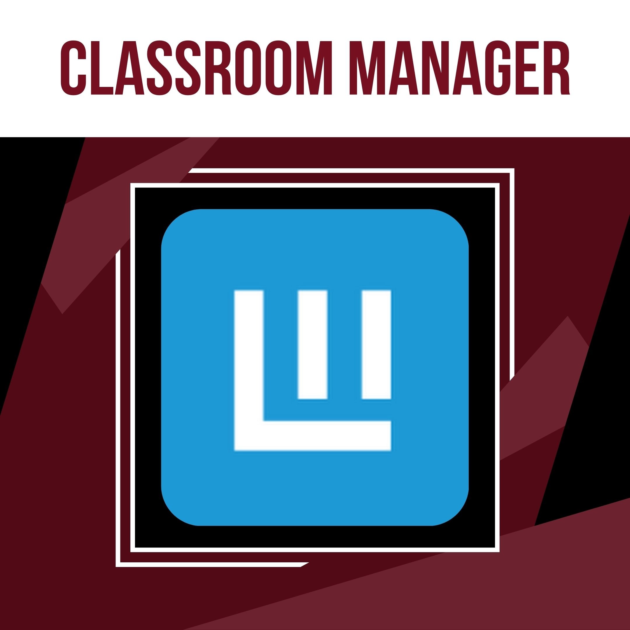 Logo for Classroom Manager, featuring a square with a blue background and a white letter "W" inside.