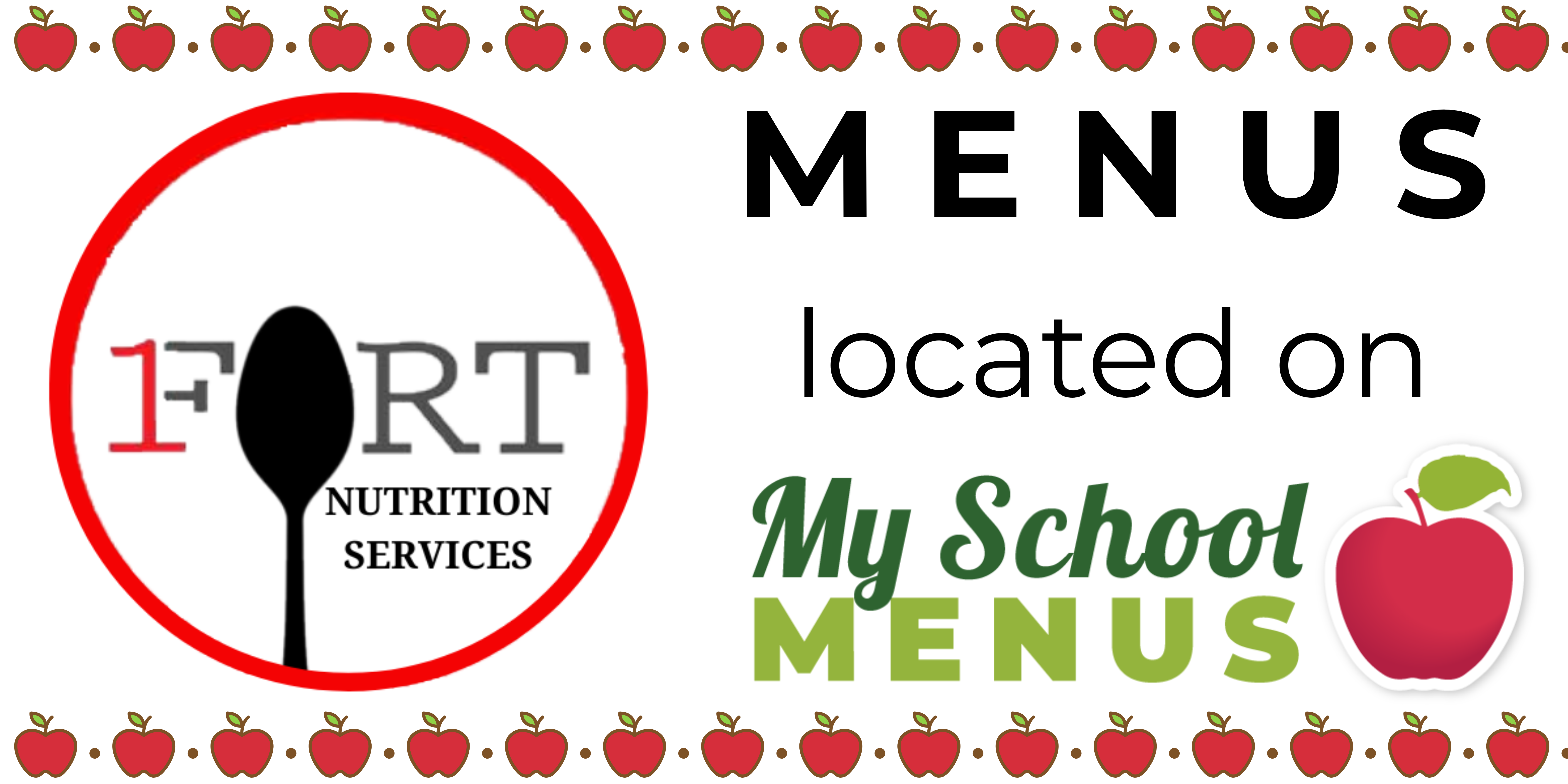 Menus located on My School Menus