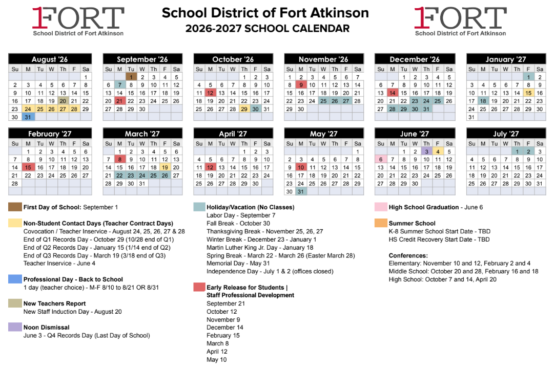 At-a-Glance Calendar Screenshot