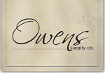 A stylized logo featuring the word 'Owens' in elegant script, with 'supply co.' written in a smaller font below.