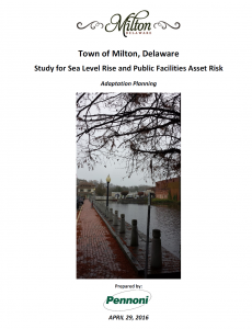 Town of Milton, Delaware. Study for Sea Level Rise and Public Facilities Asset Risk