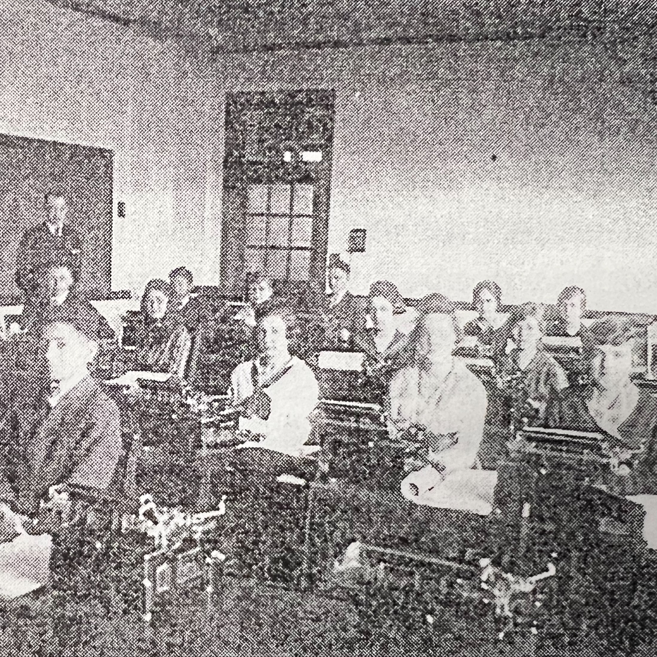 old picture of HHS typing class