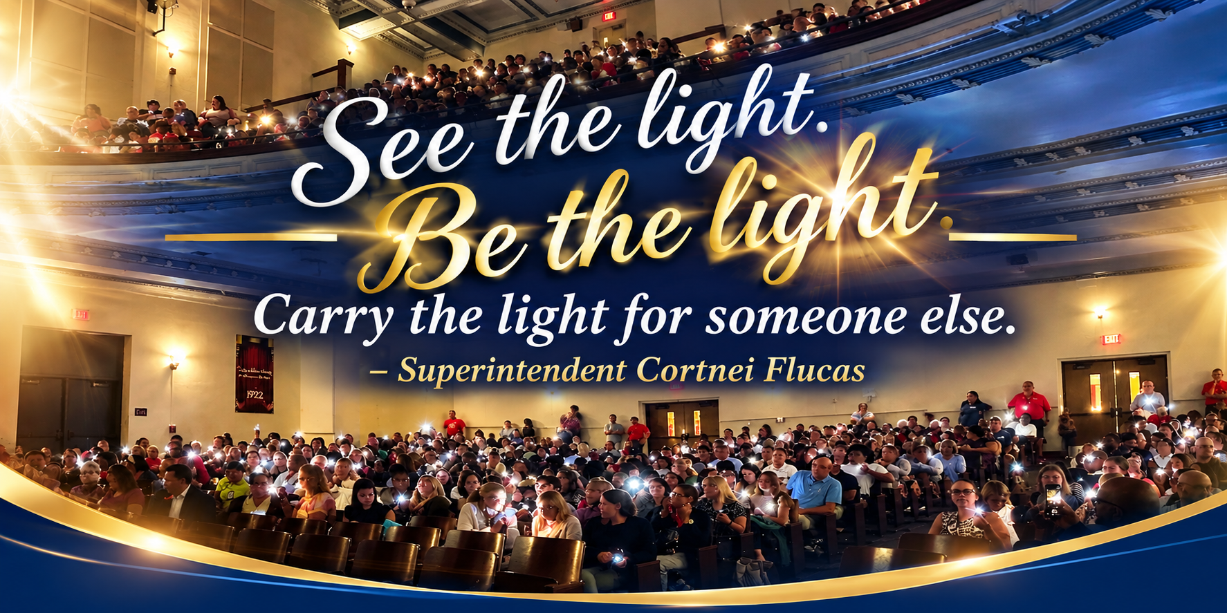 See the light graphic