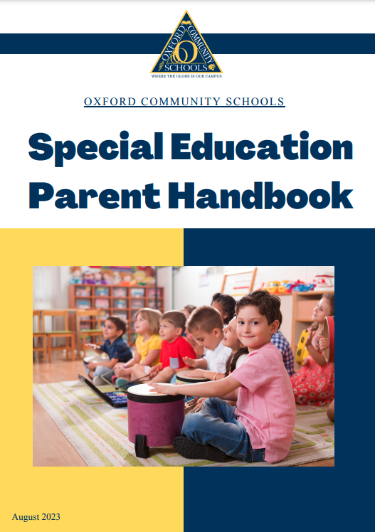 OCS Special Education Parent Handbook Cover Screenshot