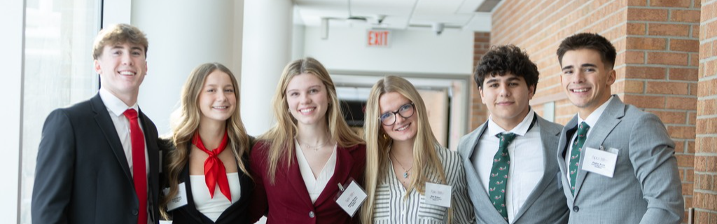 OHS students at business competition