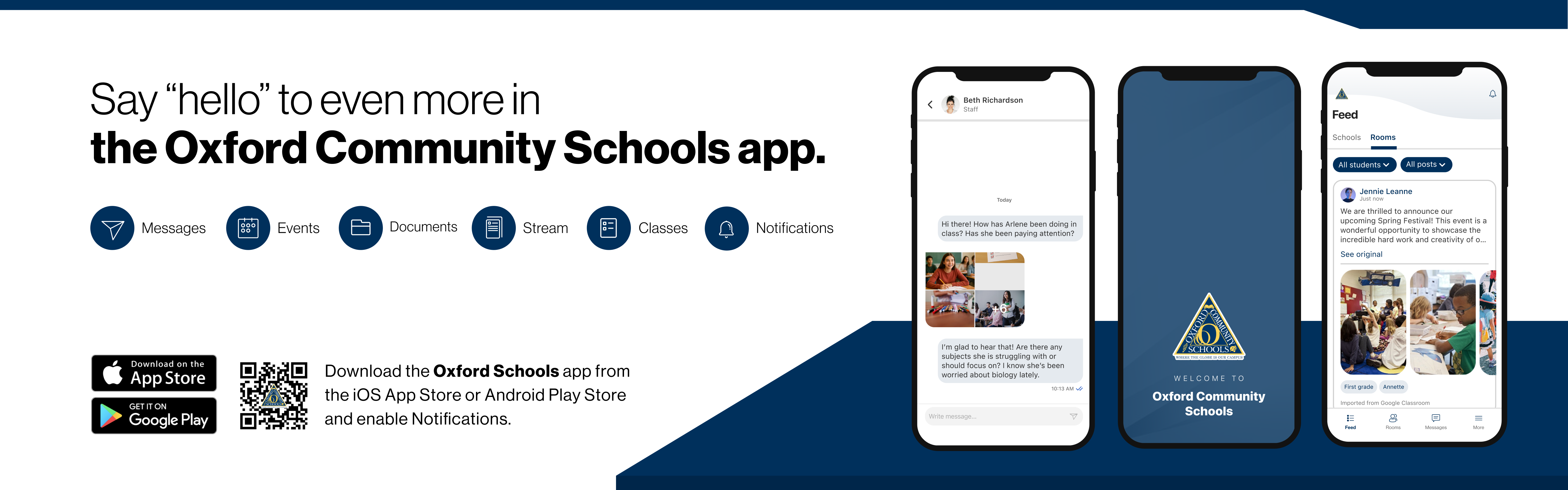 Download the OCS App in Google Play or Apple Store