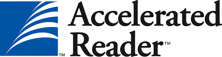 The logo for Accelerated Reader, featuring a blue square with stylized white waves and the text 'Accelerated Reader' in black.