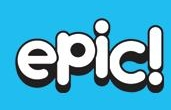 The word 'epic!' is displayed in a playful, bold font with a blue background.