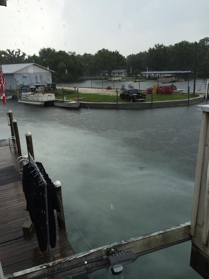 Example of stormwater pollution