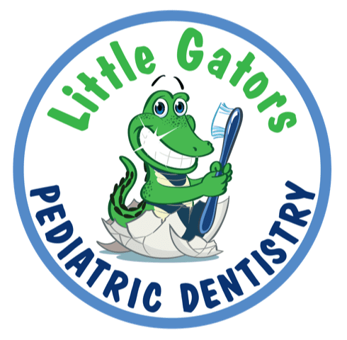 Little Gators Dental round logo
