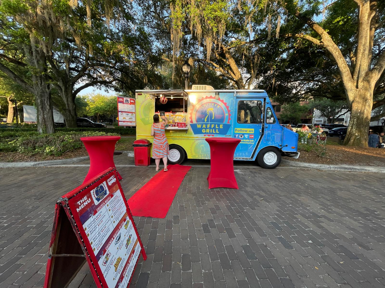 Food Truck Chicken Waffle Grill