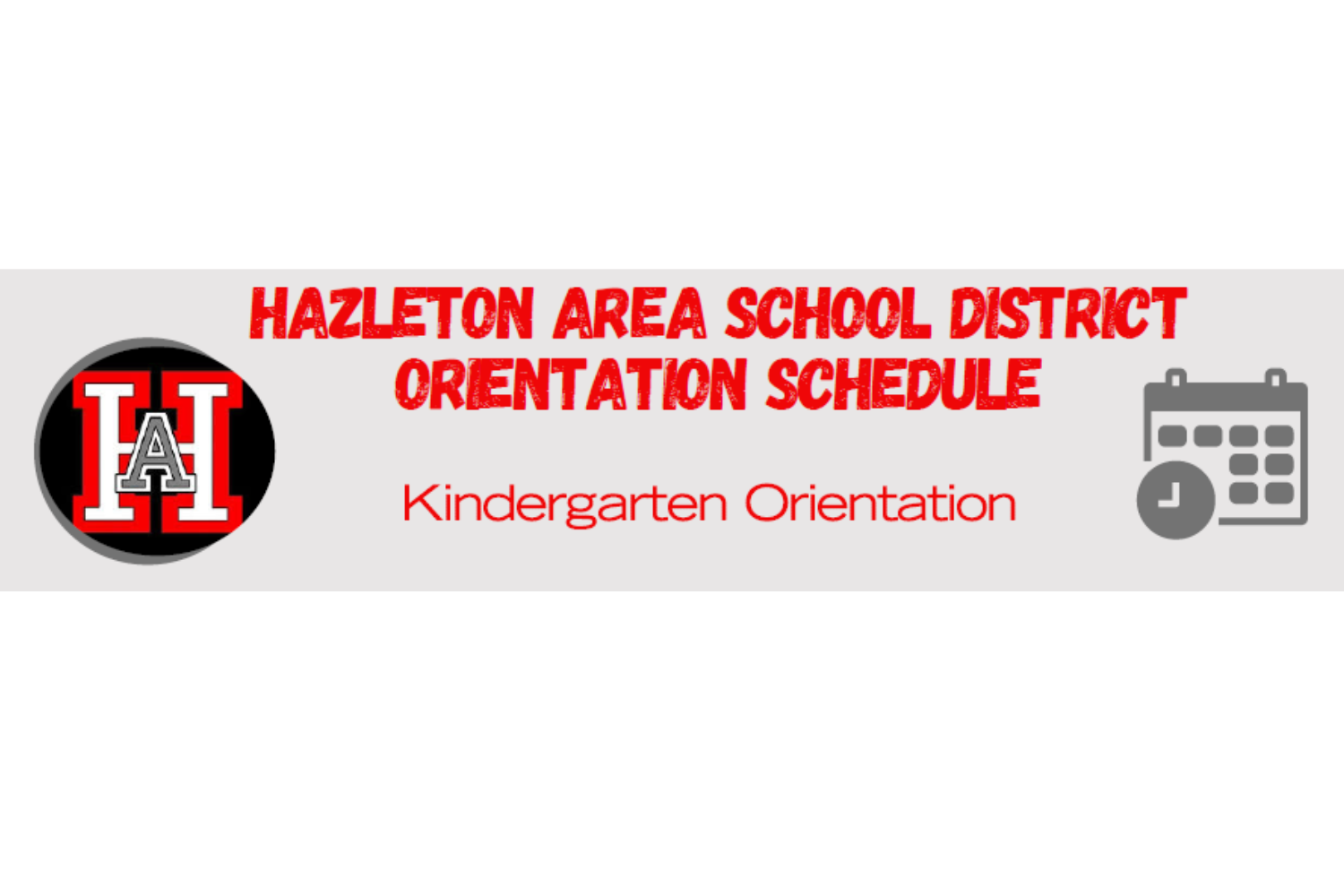 HASD orientation schedule