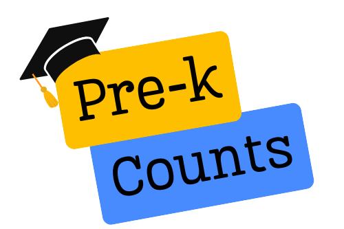 pre k counts text in an image with a grad cap