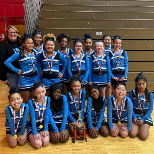 SDE Cheerleading squad