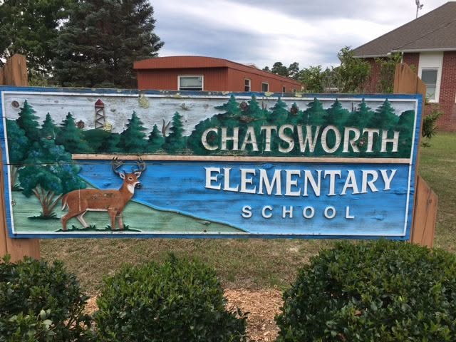 Chatsworth School Sign