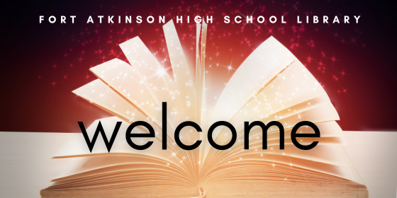 WELCOME and book graphic