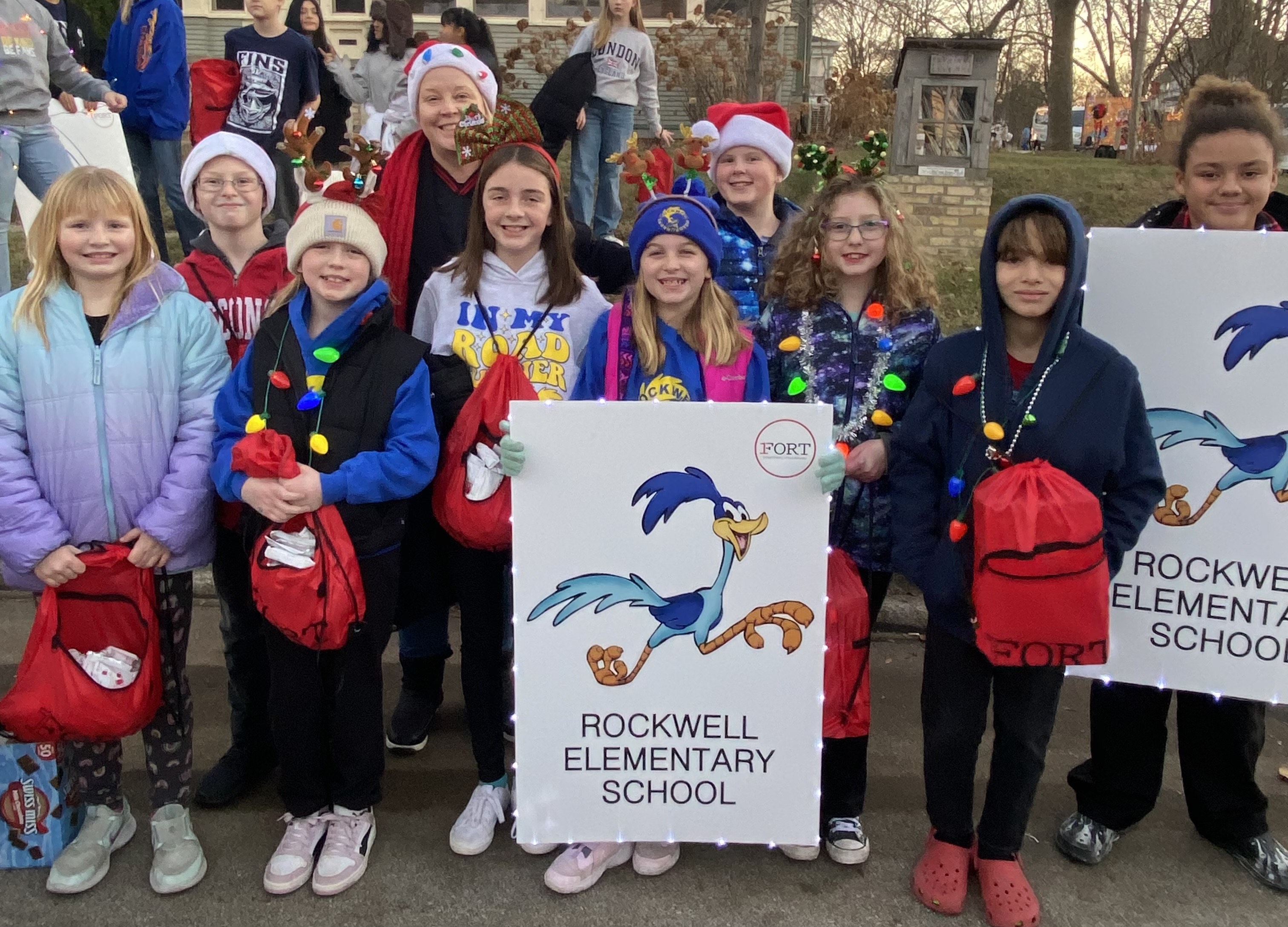 Rockwell Student Council Light Parade
