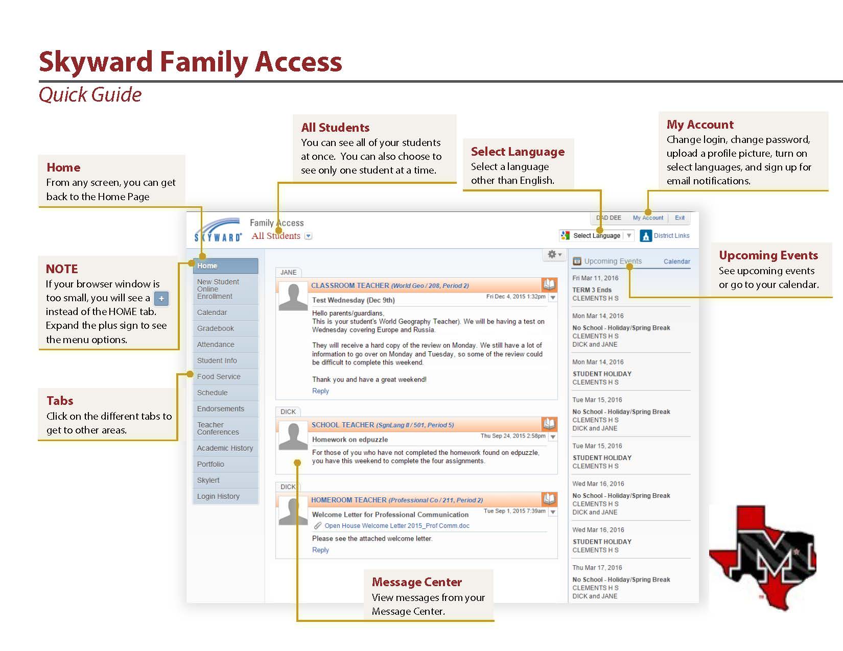 Skyward Family Access Guide