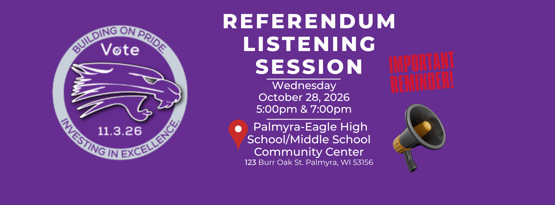 referendum listening session information