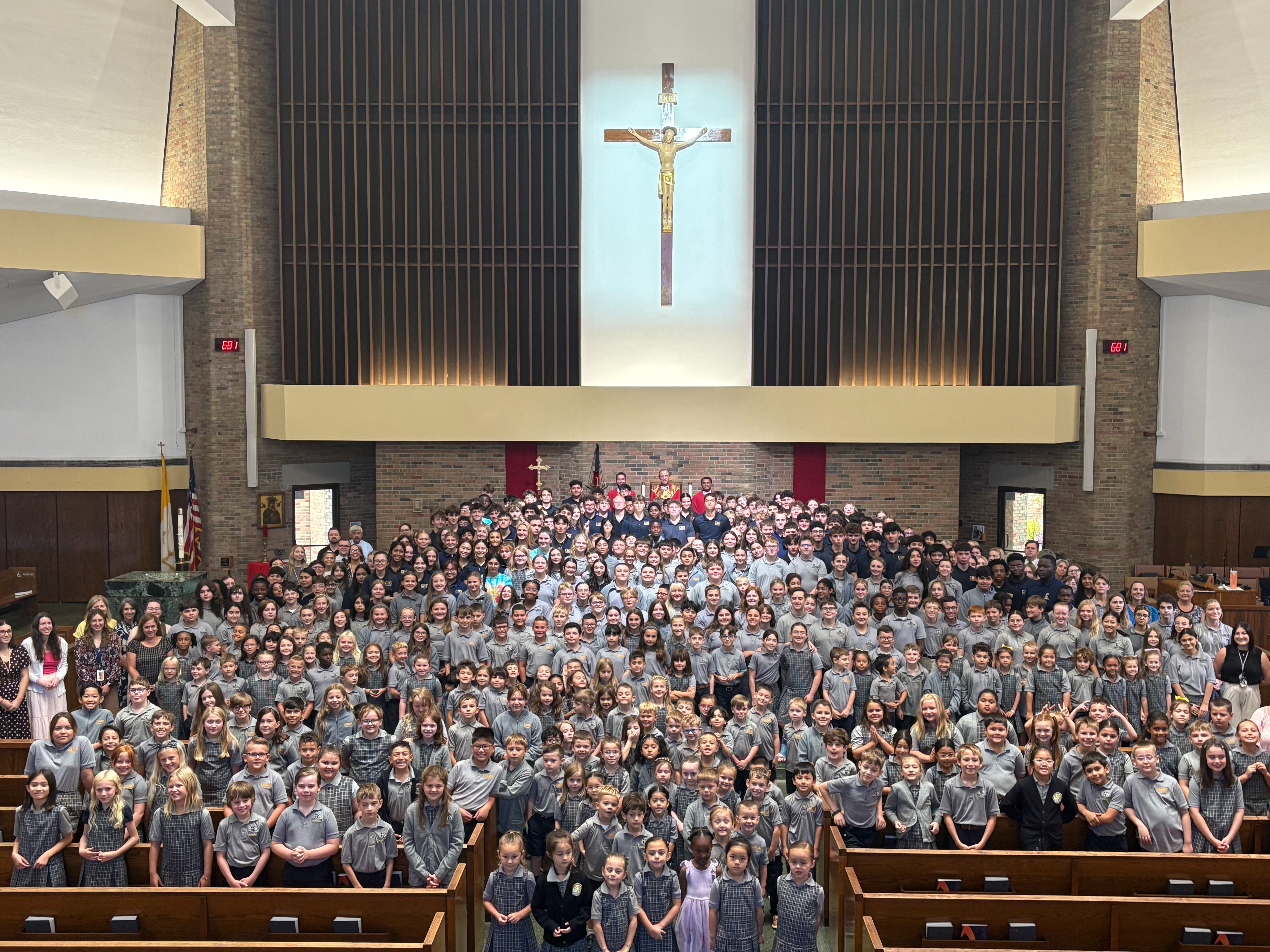 Cabrini school students