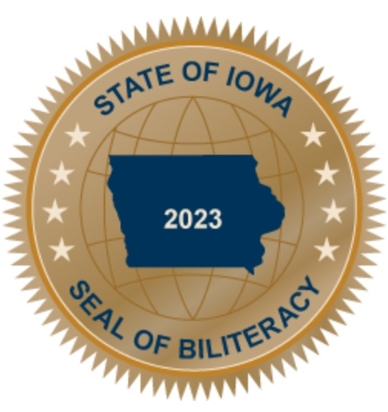 State of Iowa Seal of Biliteracy Image