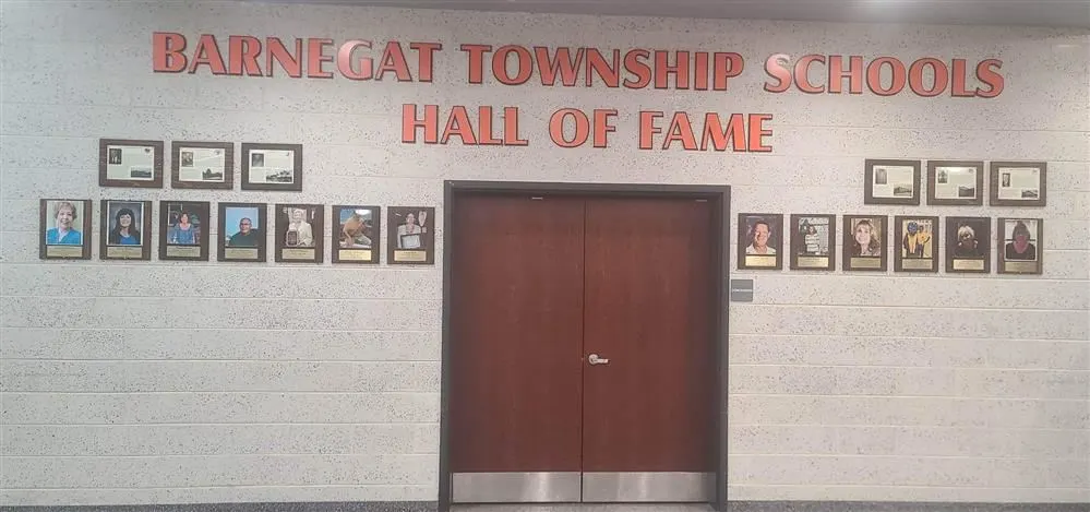 Entrance to Barnet Cat Township Schools Hall of Fame, showcasing achievements and honoring notable alumni.