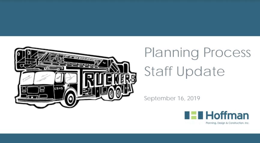 Planning Process Staff Update