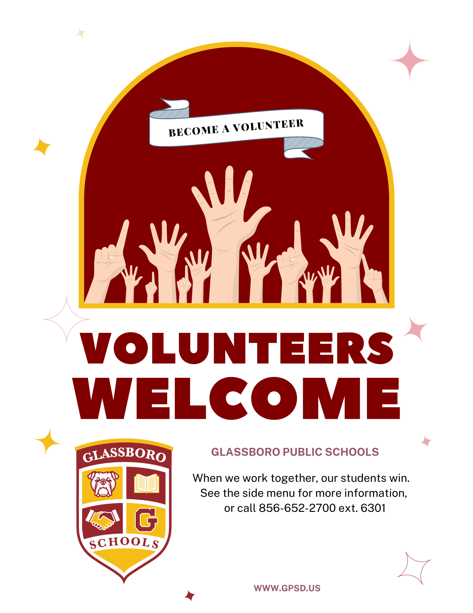 Volunteer welco,e flyer