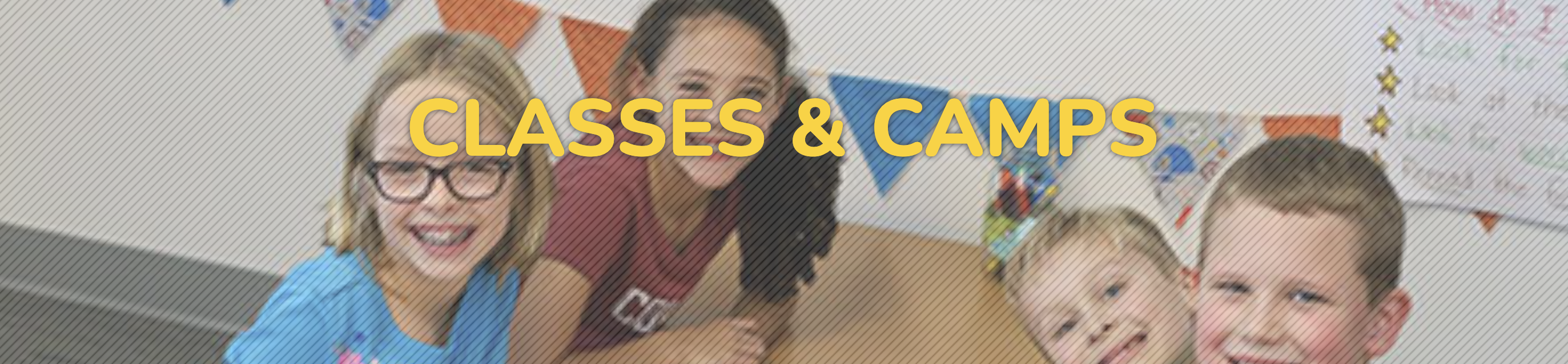 classes and camps banner