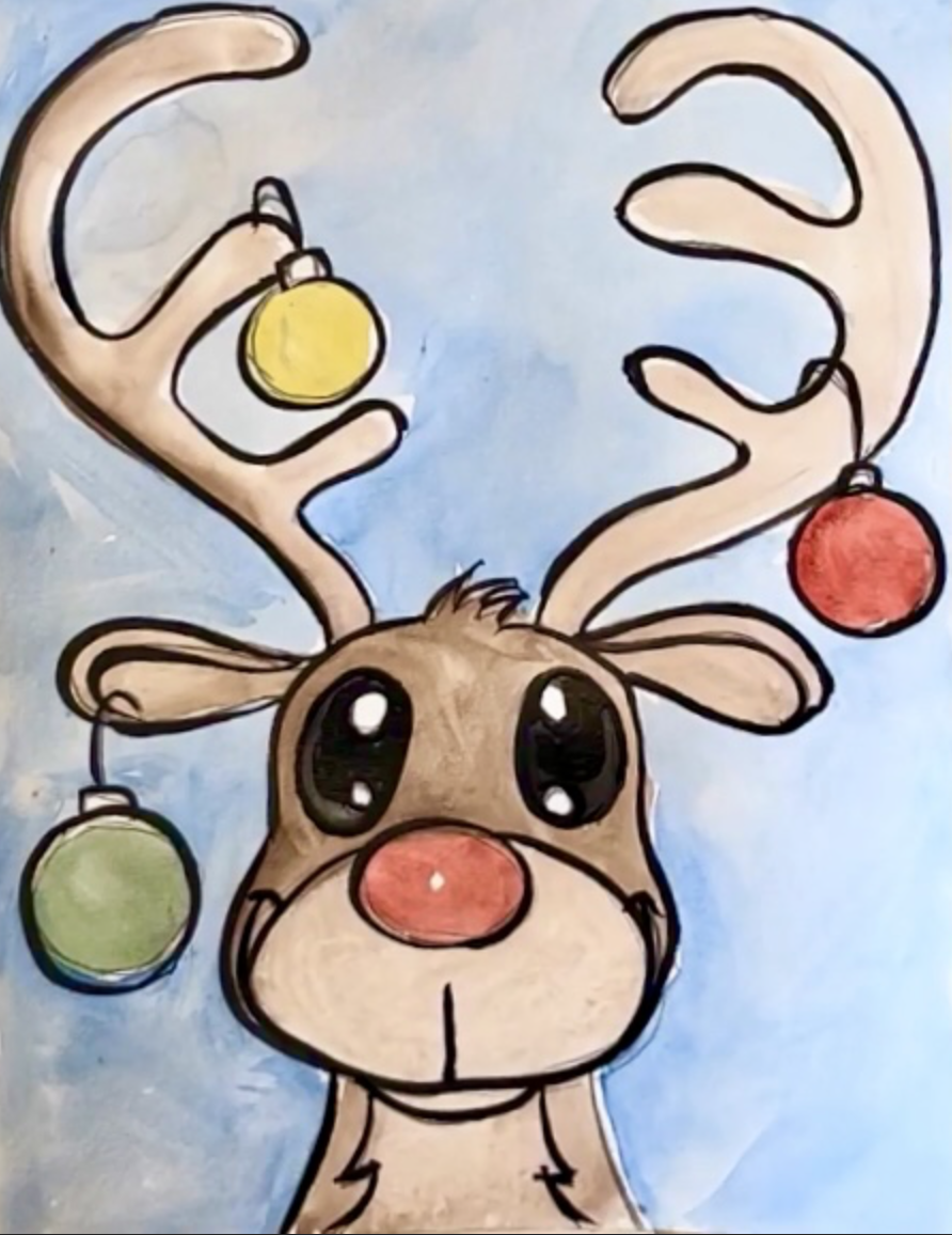 reindeer draw