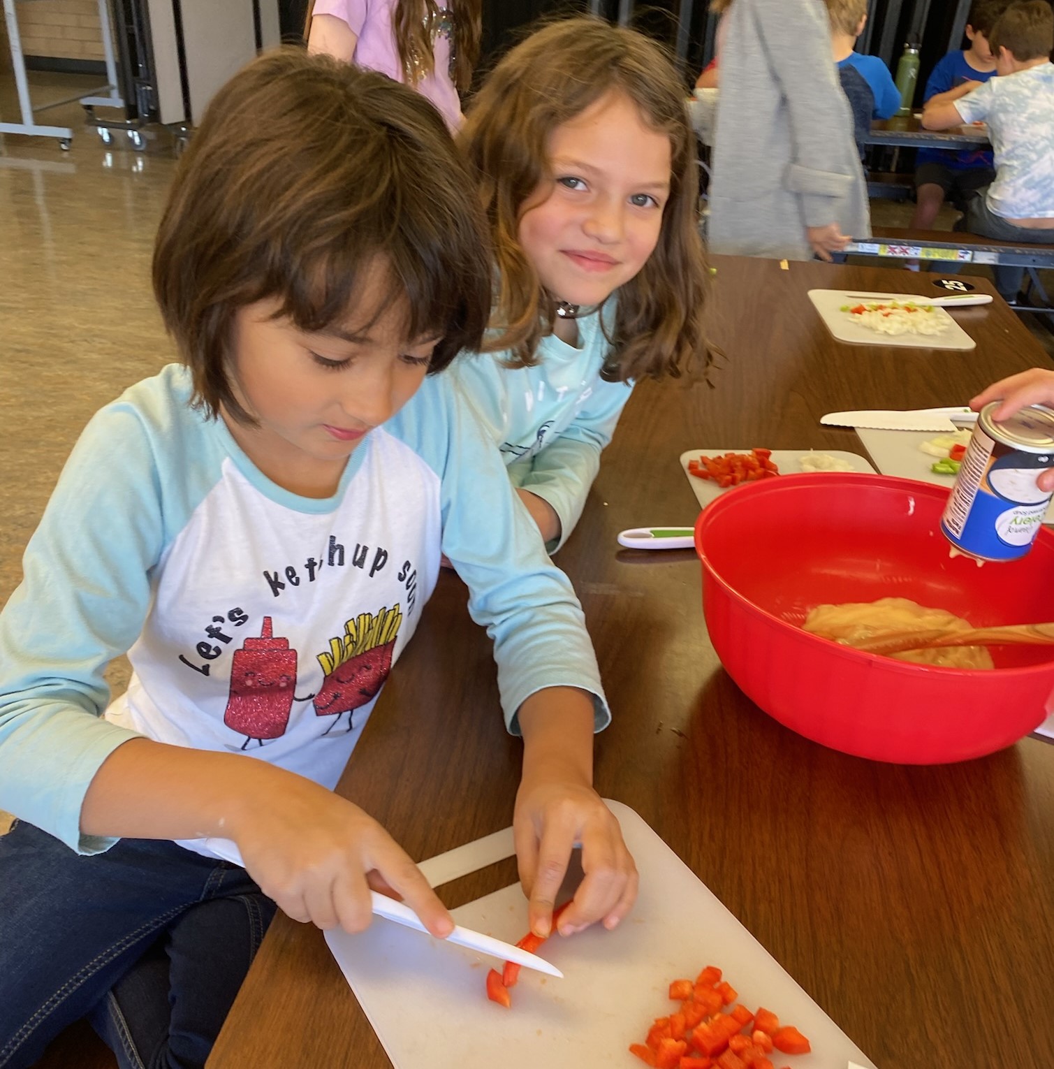 kids cooking